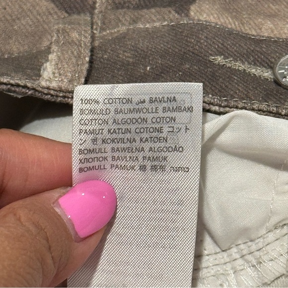 Edikted Size Medium Olive Camouflage Low Waist Cargo Zipper Pockets Mini Skirt - Picture 6 of 8